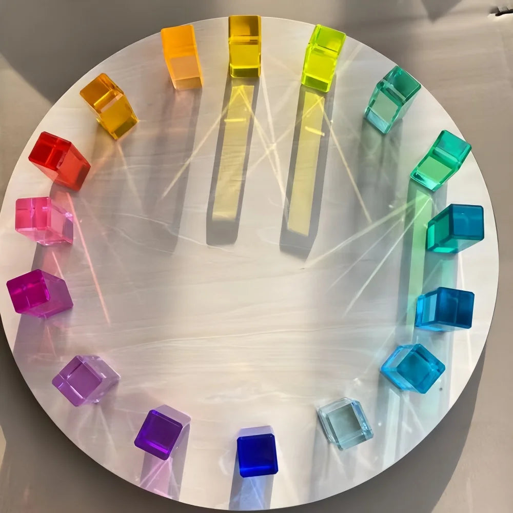 Rainbow Acrylic Blocks