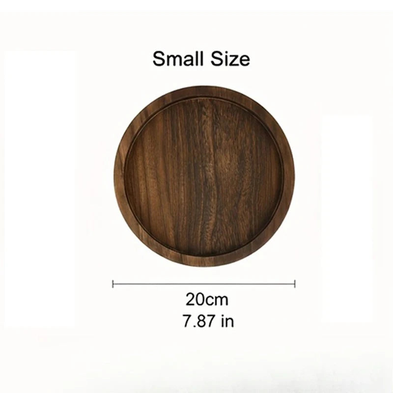 Wood Candle Tray
