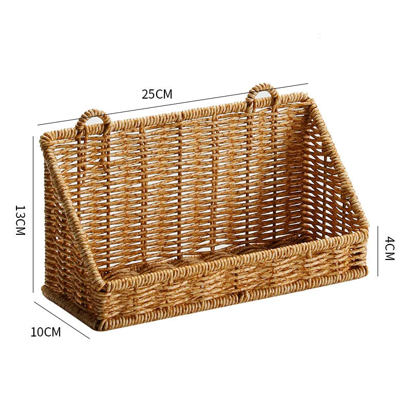 Wall Rattan Basket