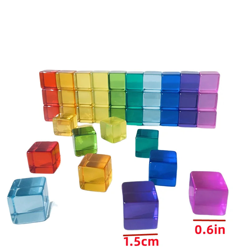 Rainbow Acrylic Blocks