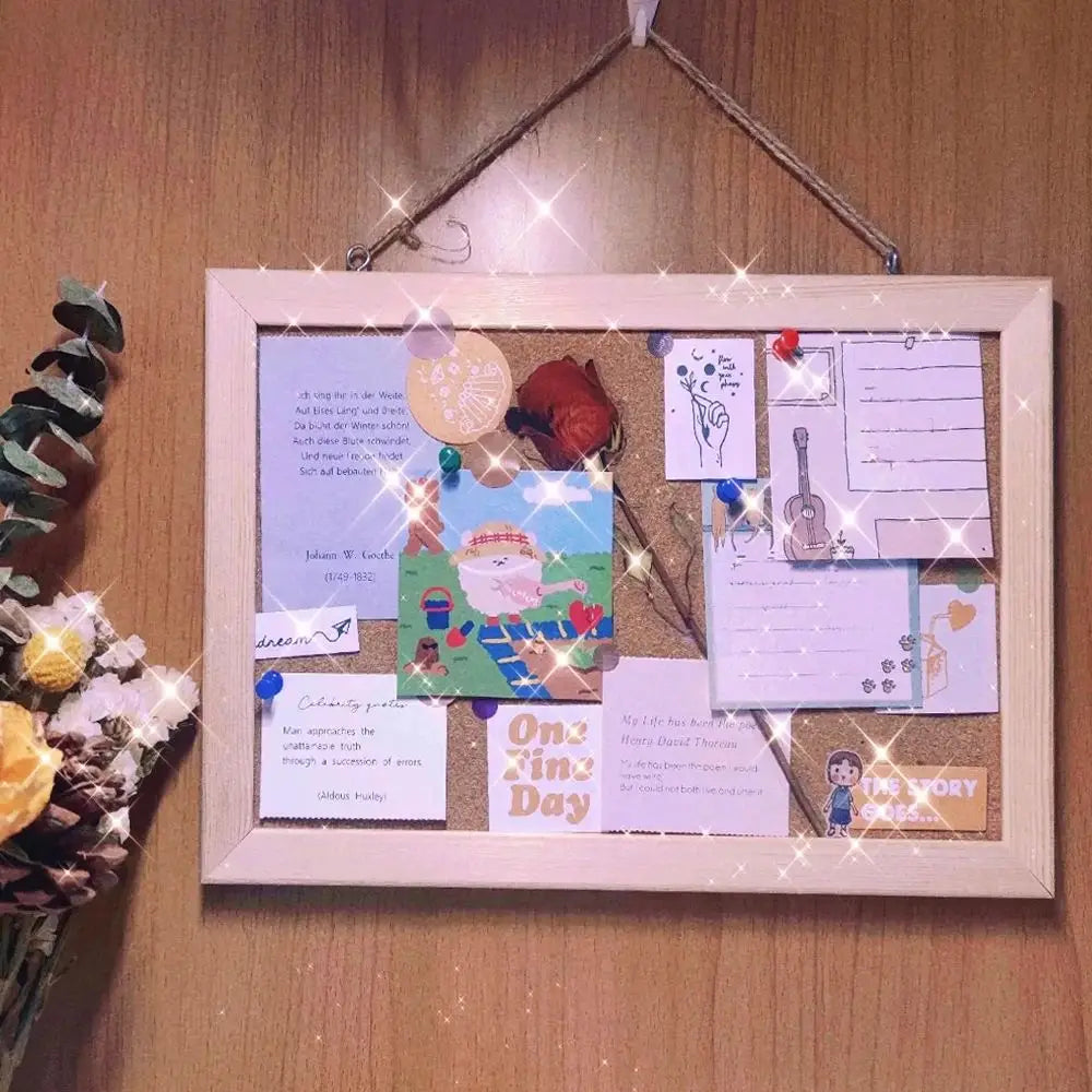 Wooden Cork Board