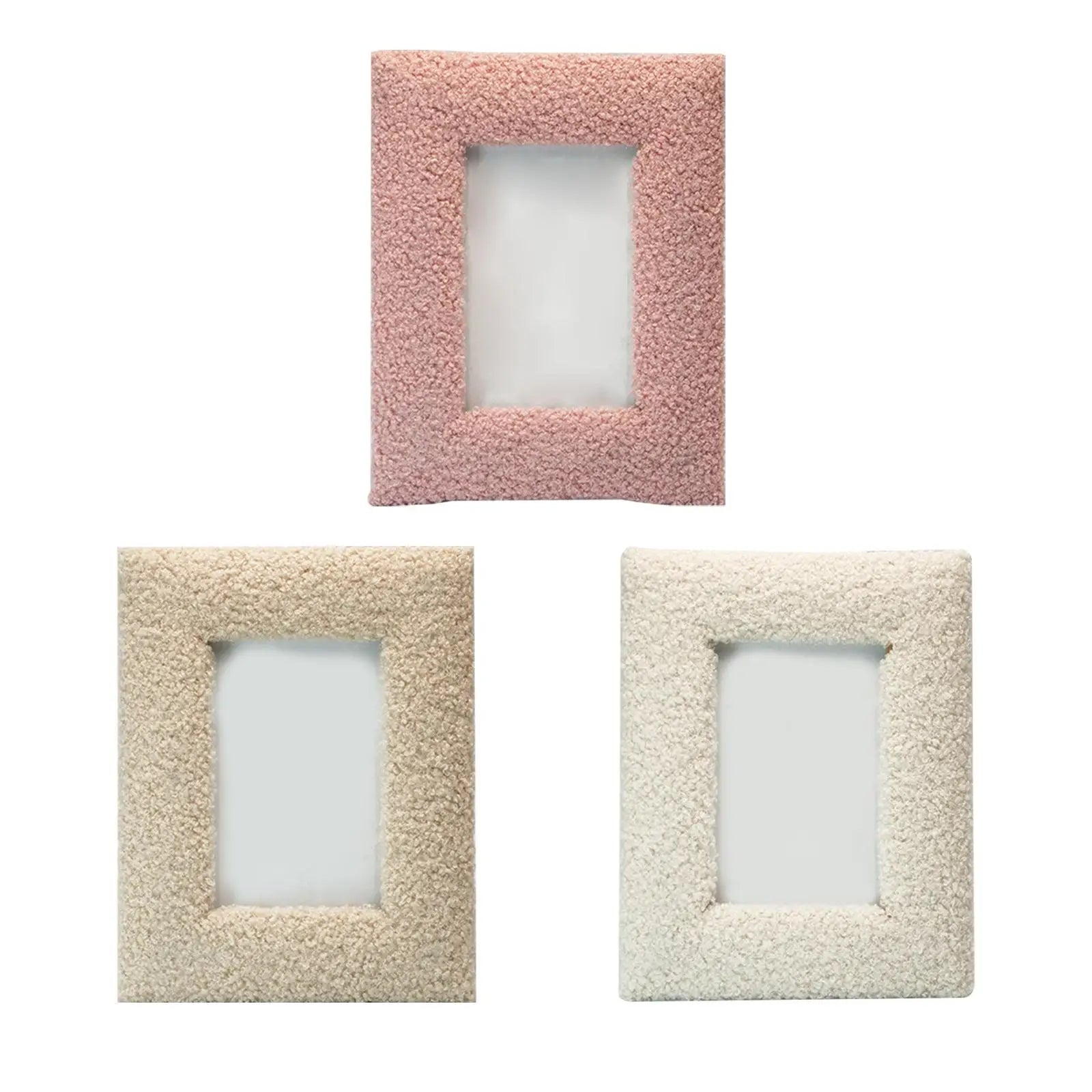 Wood & Plush Photo Frame