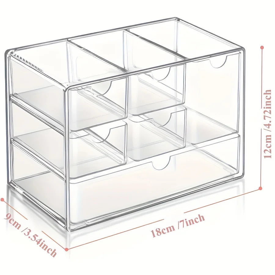 Acrylic 6-Drawer Organiser