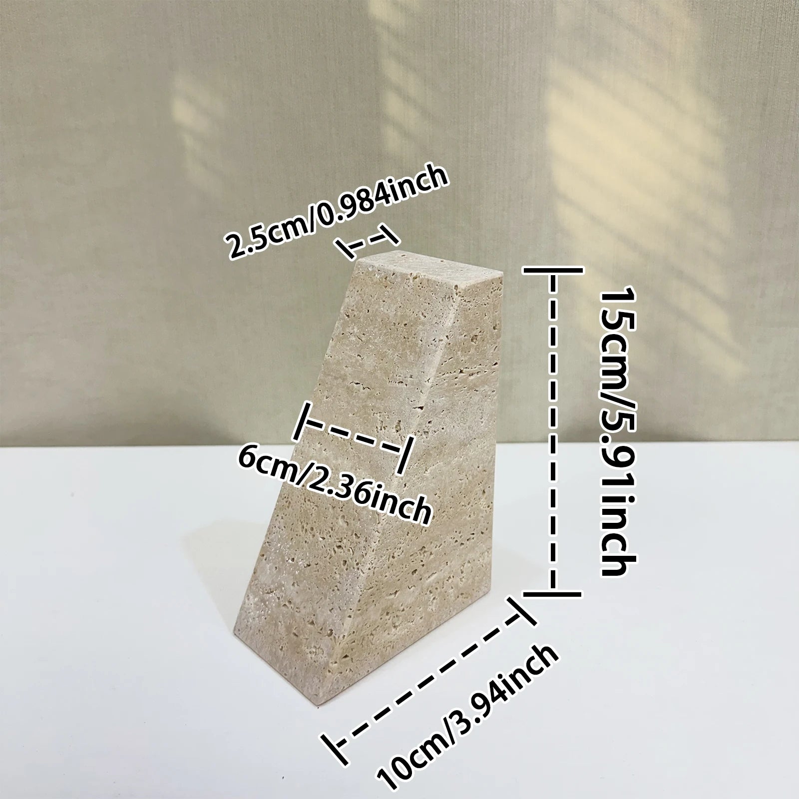 Marble Bookend