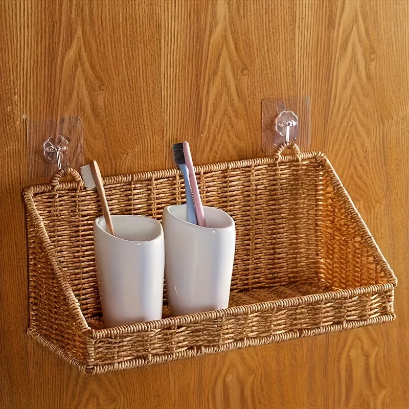 Wall Rattan Basket