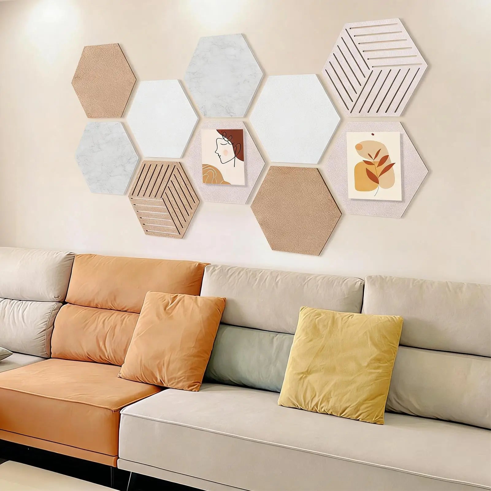 Hexagon Pin Board Set