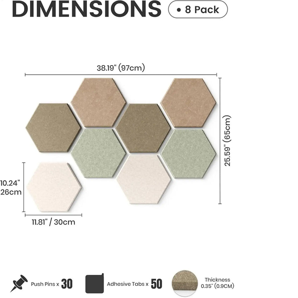 Hexagon Pin Board Set