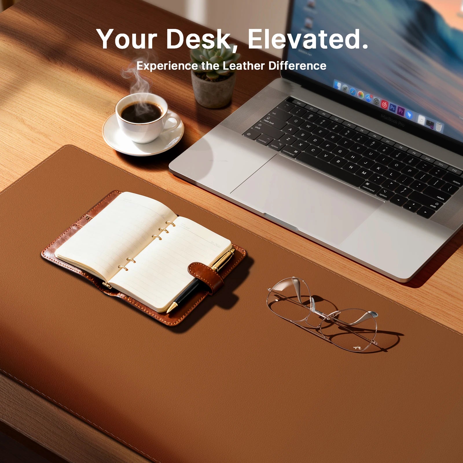 Colour-Block Desk Pad