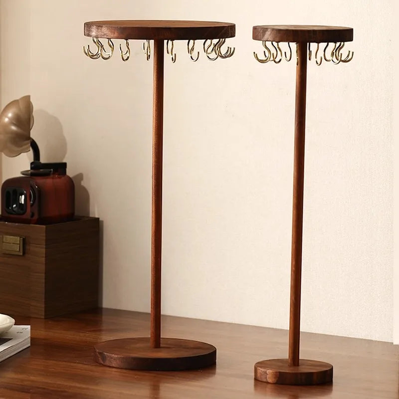 Wood Jewelry Rack