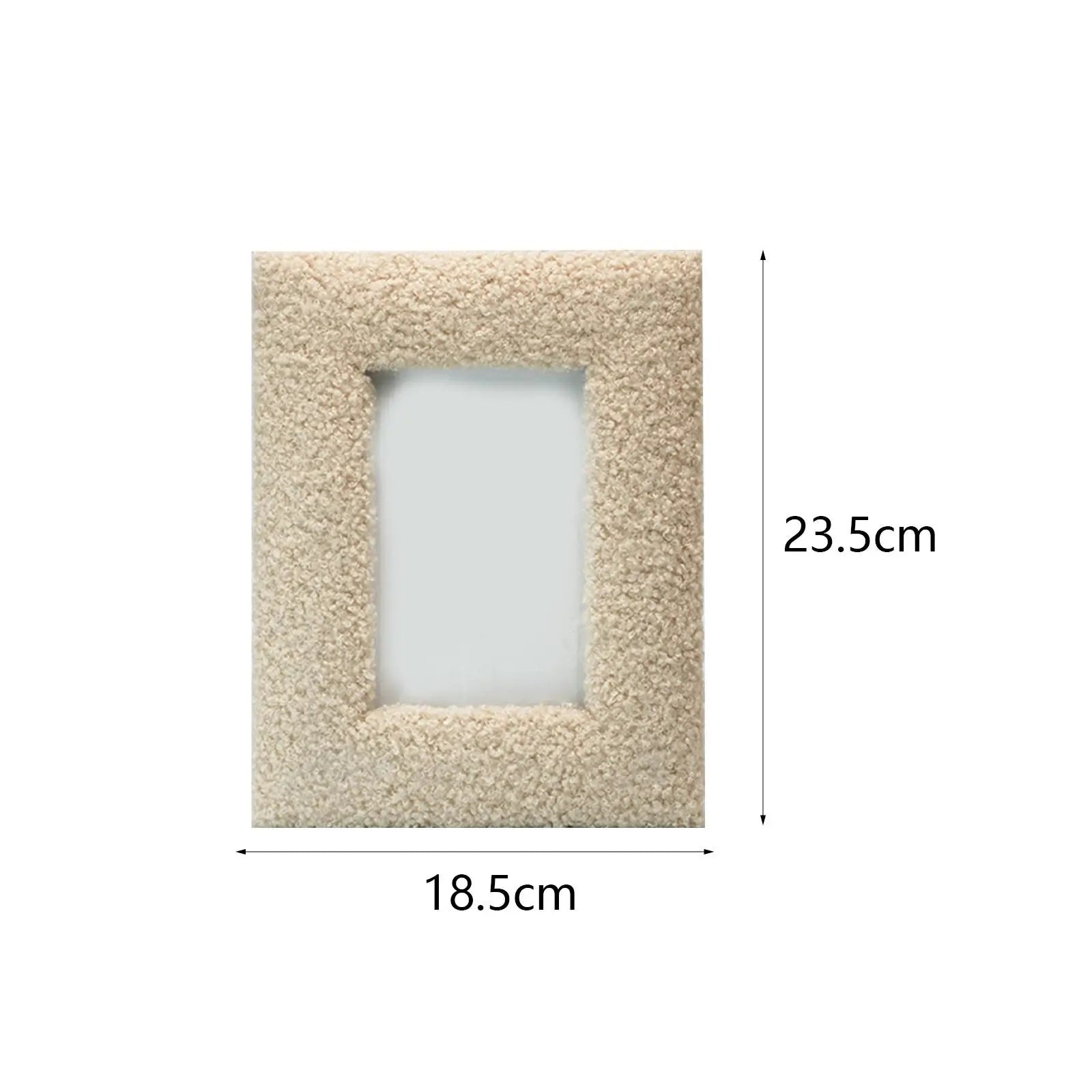 Wood & Plush Photo Frame