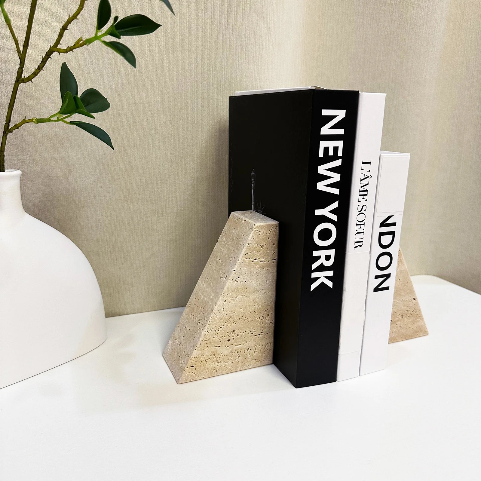 Marble Bookend