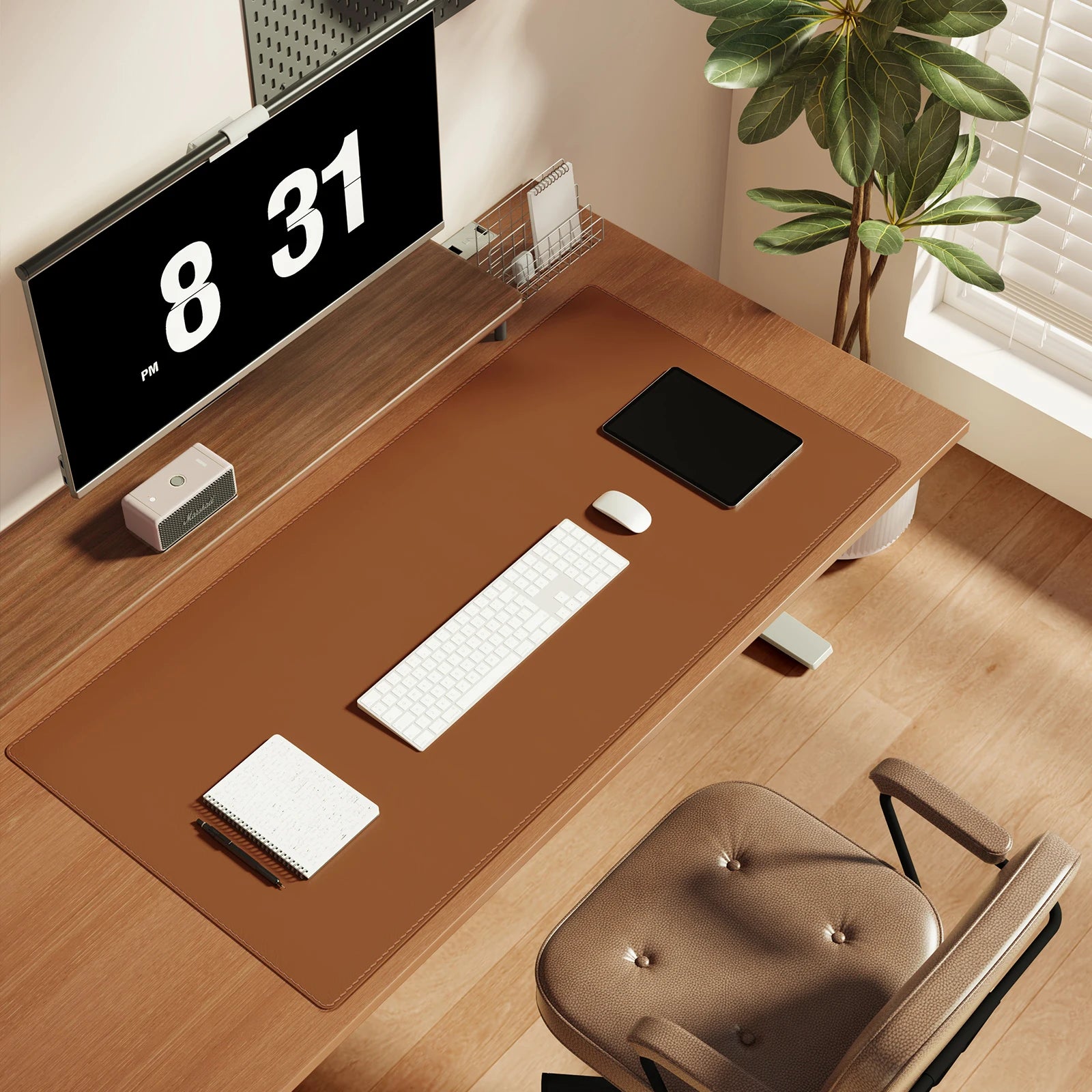 Colour-Block Desk Pad