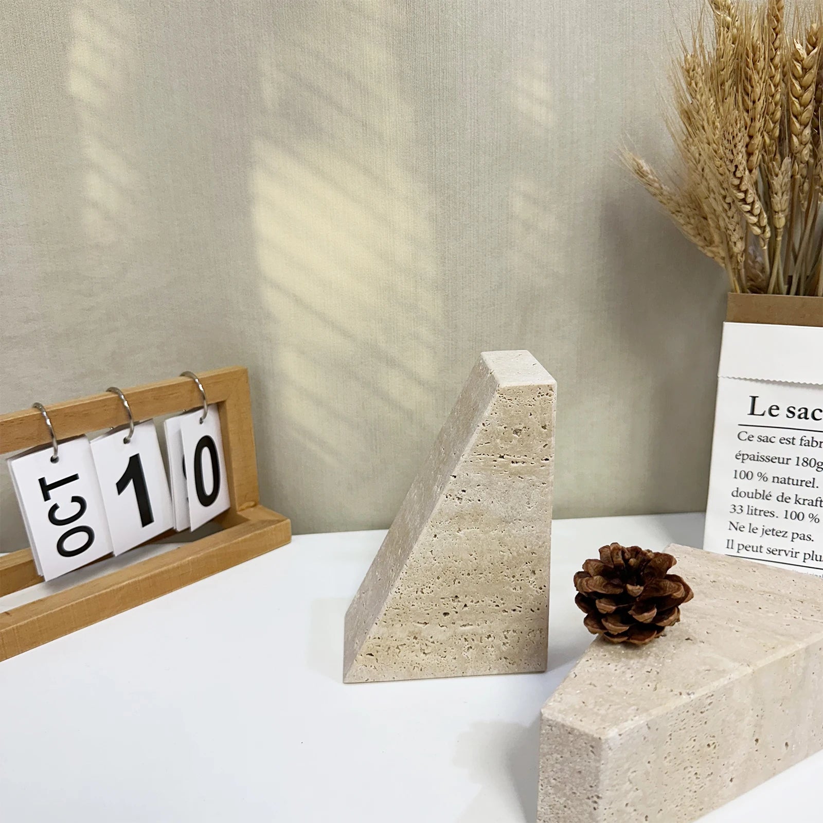 Marble Bookend