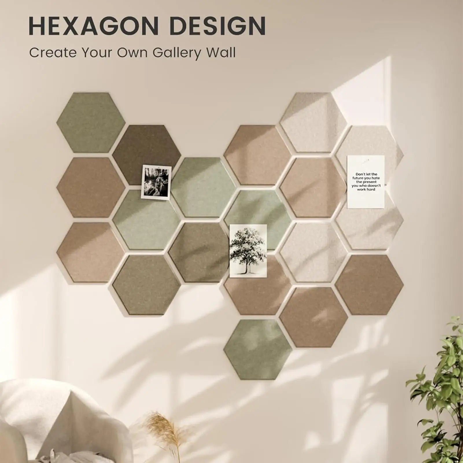 Hexagon Pin Board Set