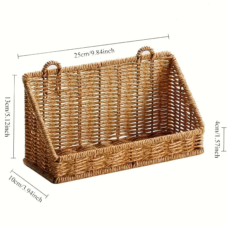 Wall Rattan Basket