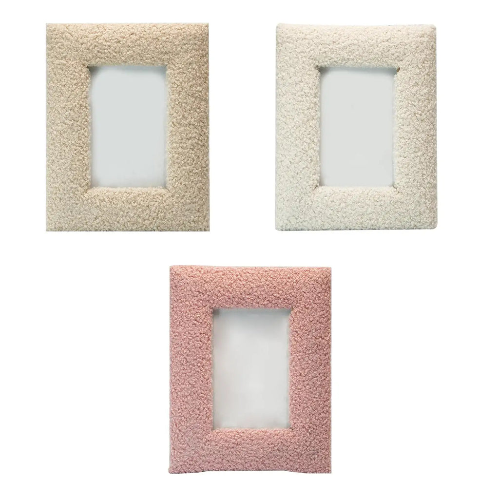 Wood & Plush Photo Frame