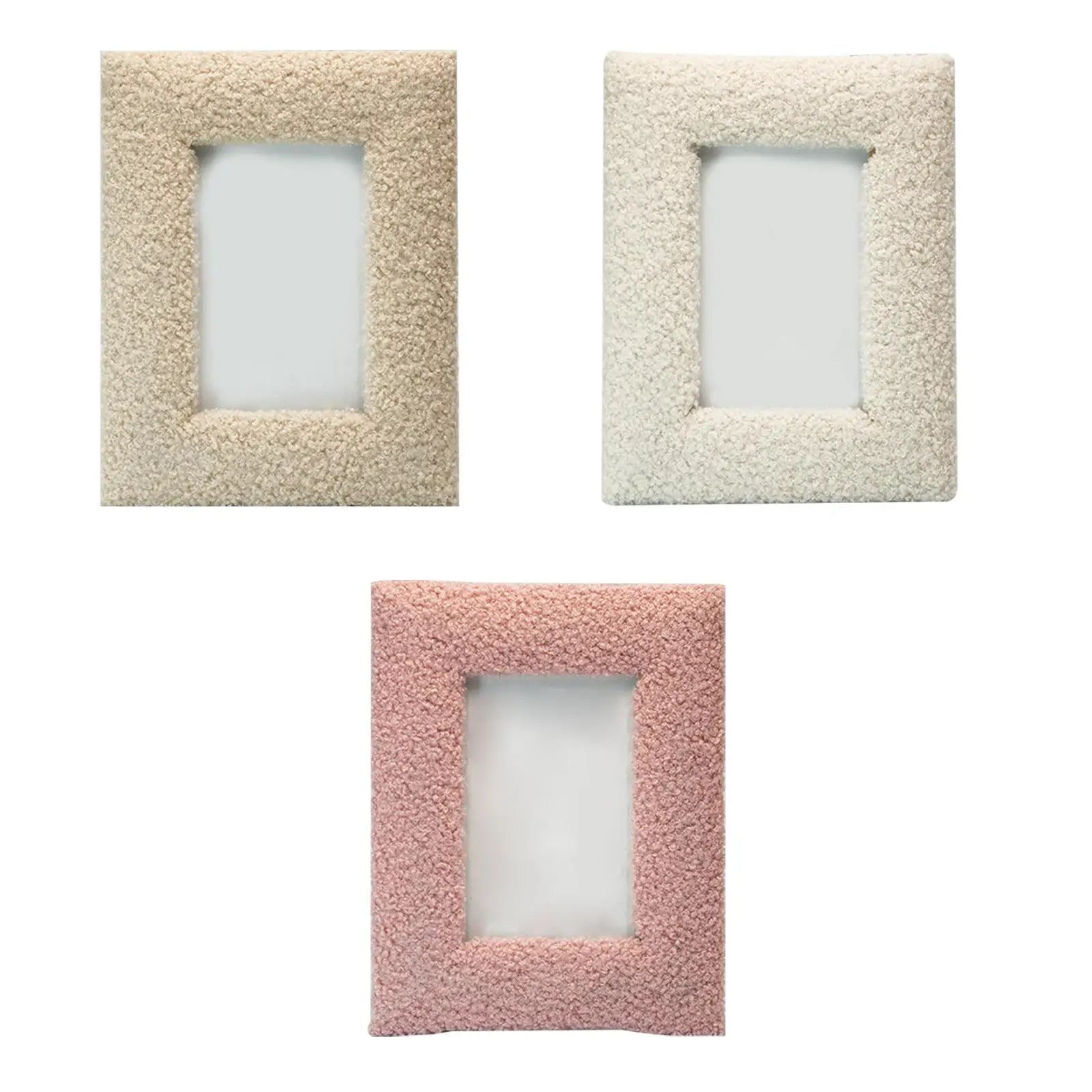 Wood & Plush Photo Frame