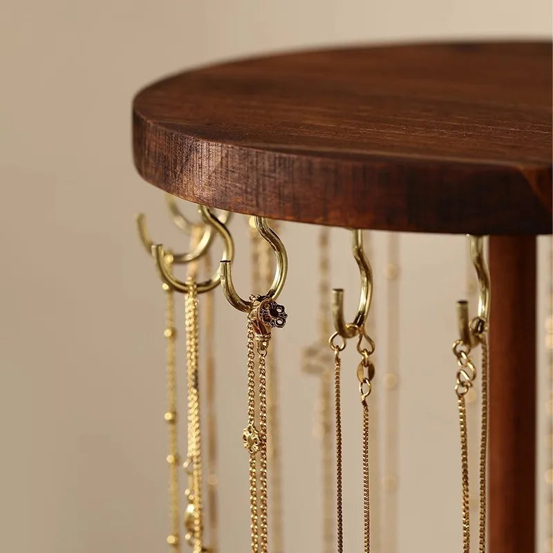 Wood Jewelry Rack