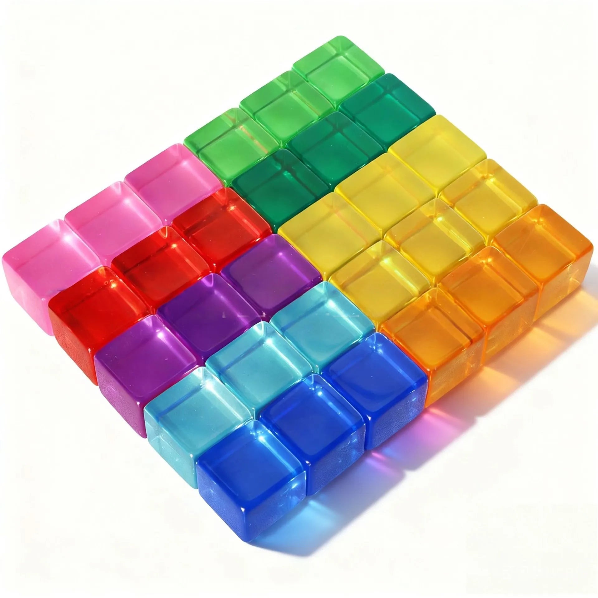 Rainbow Acrylic Blocks
