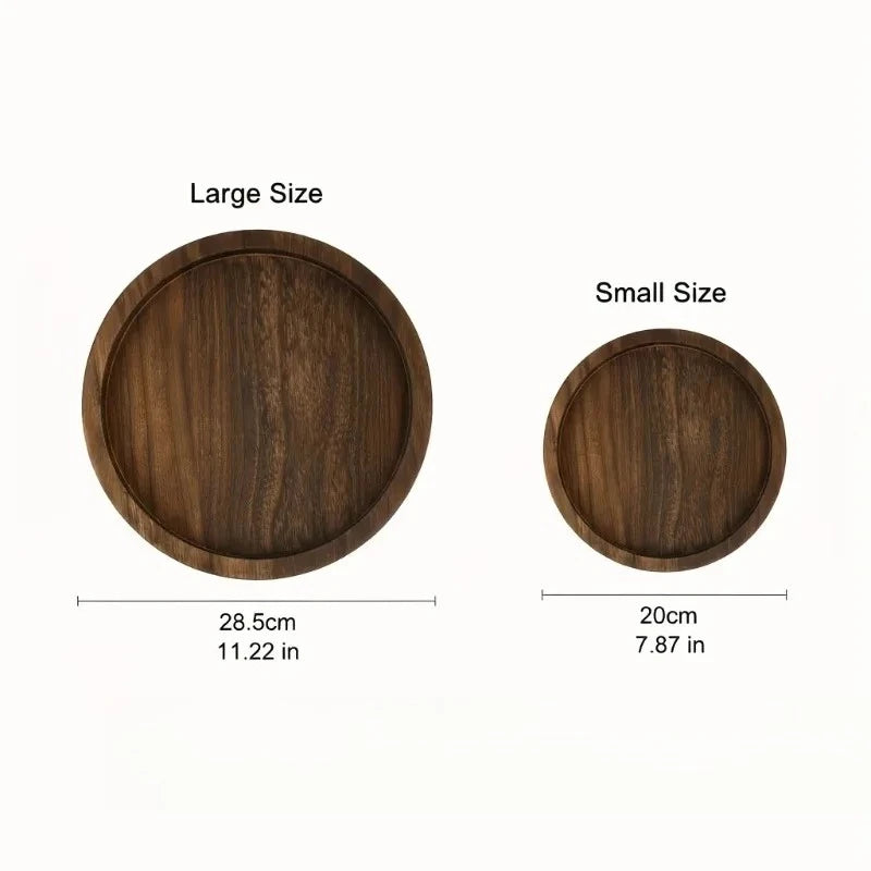 Wood Candle Tray