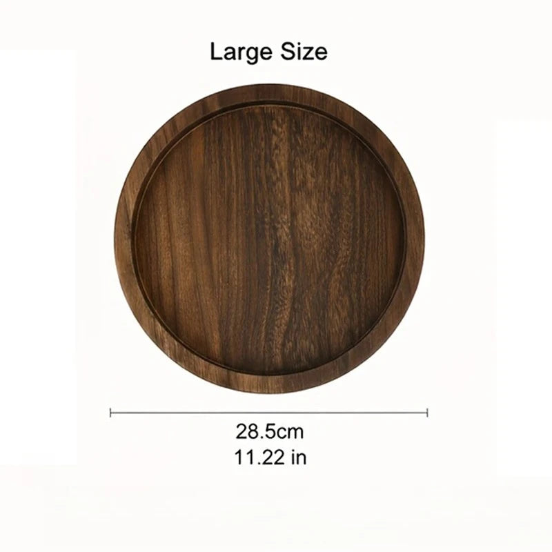 Wood Candle Tray