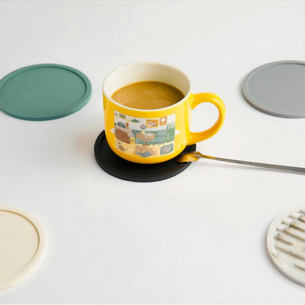Silicone Colour Coasters (Set of 6)