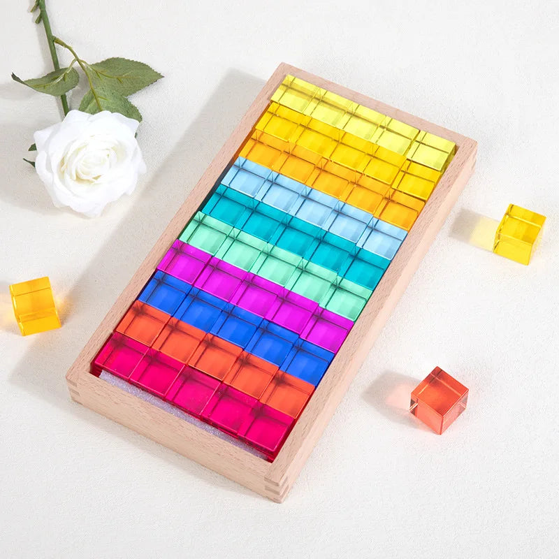 Rainbow Acrylic Blocks