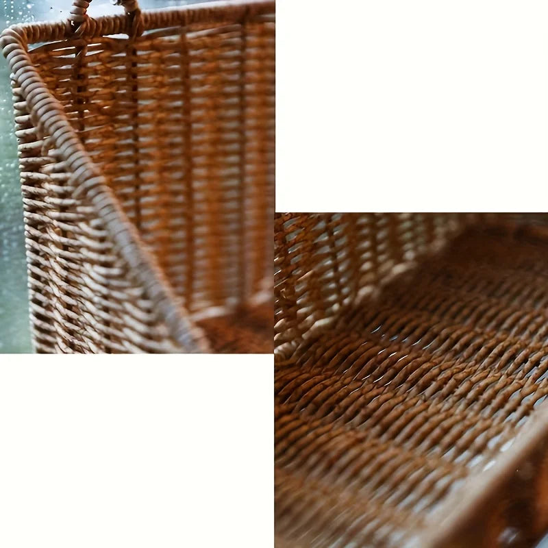 Wall Rattan Basket