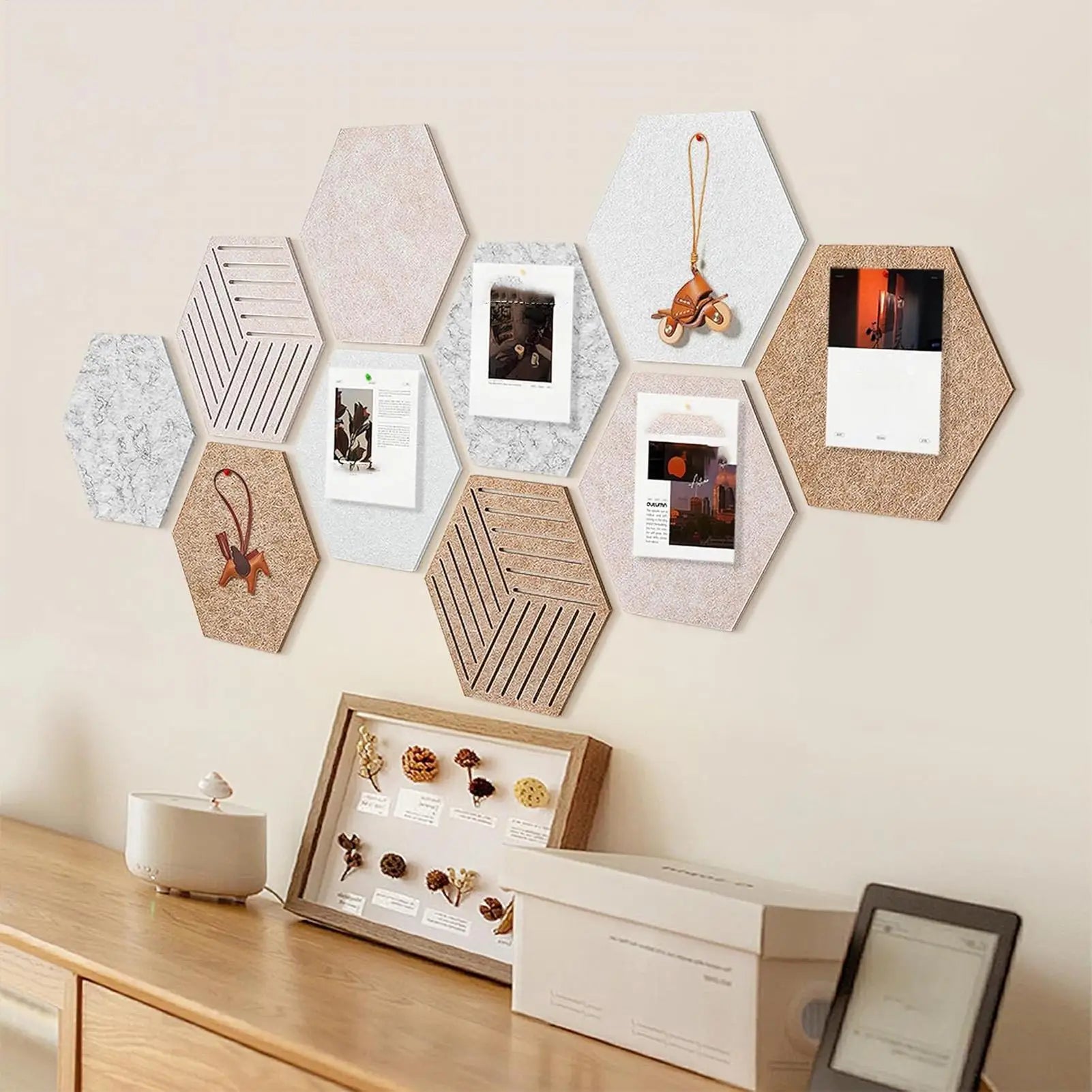 Hexagon Pin Board Set